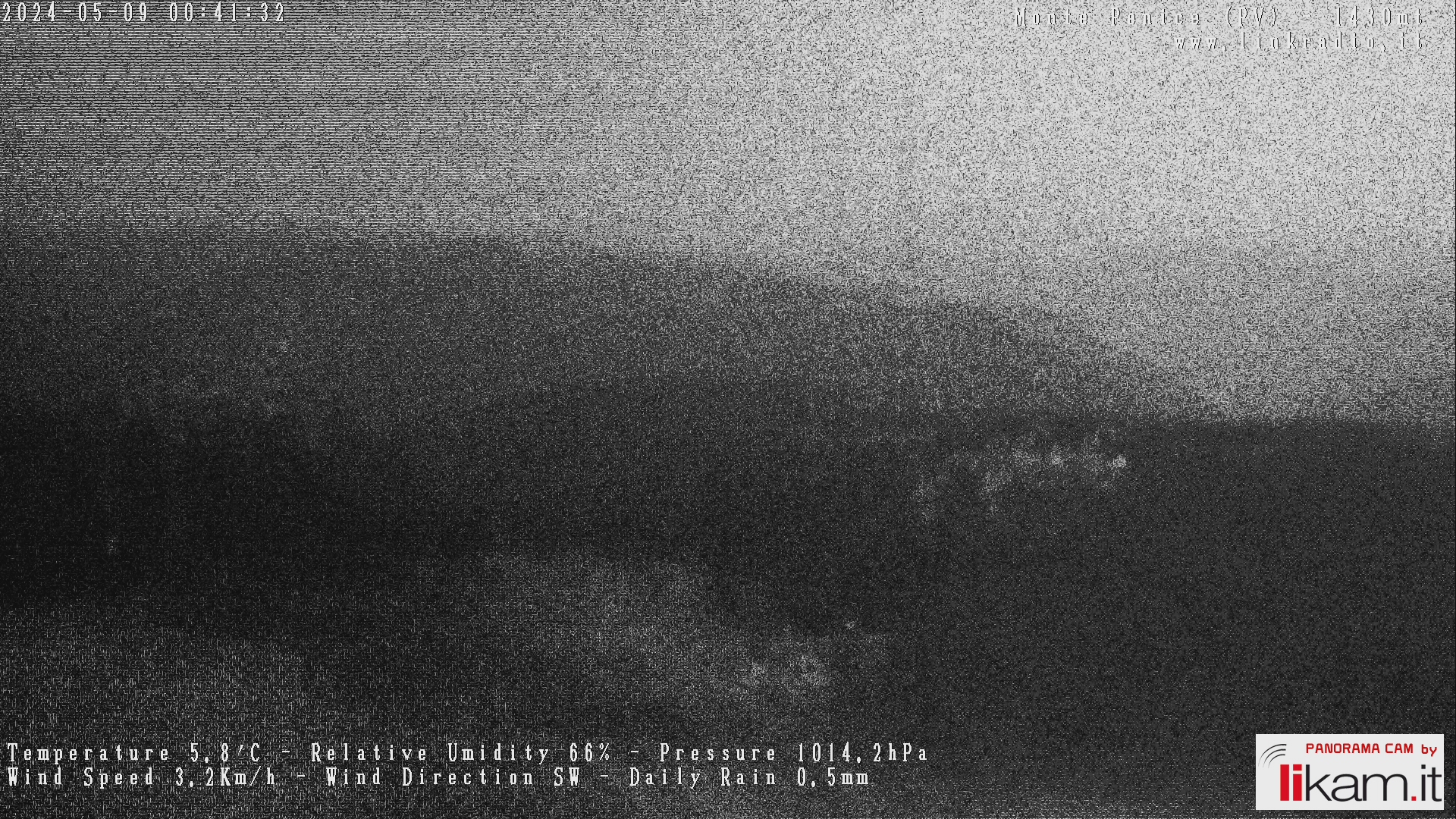 Webcam della Vetta del Monte Penice, quota 1480m s.l.m.